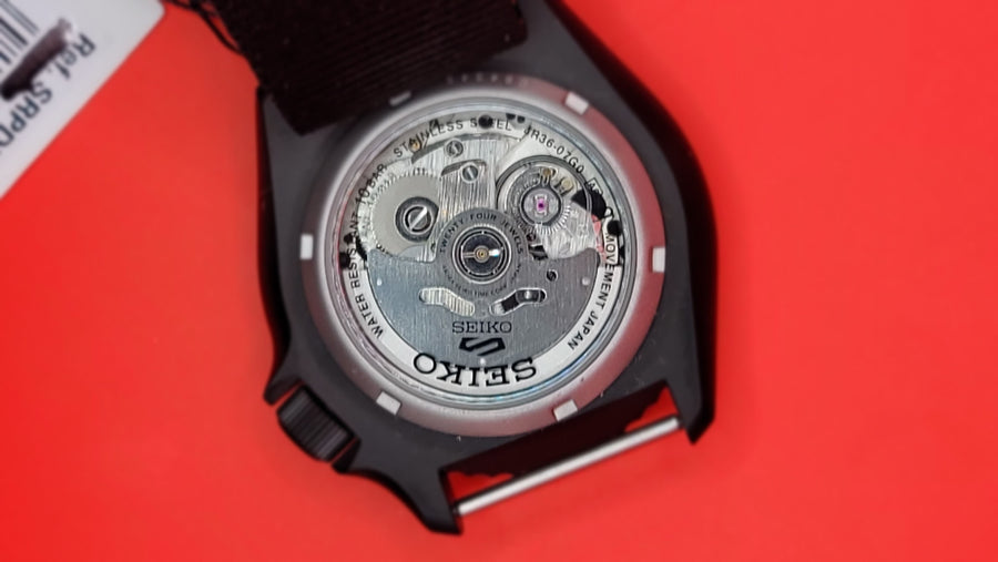 Seiko 5 Sports “Stealth Black” Automatic Diver Style image 8