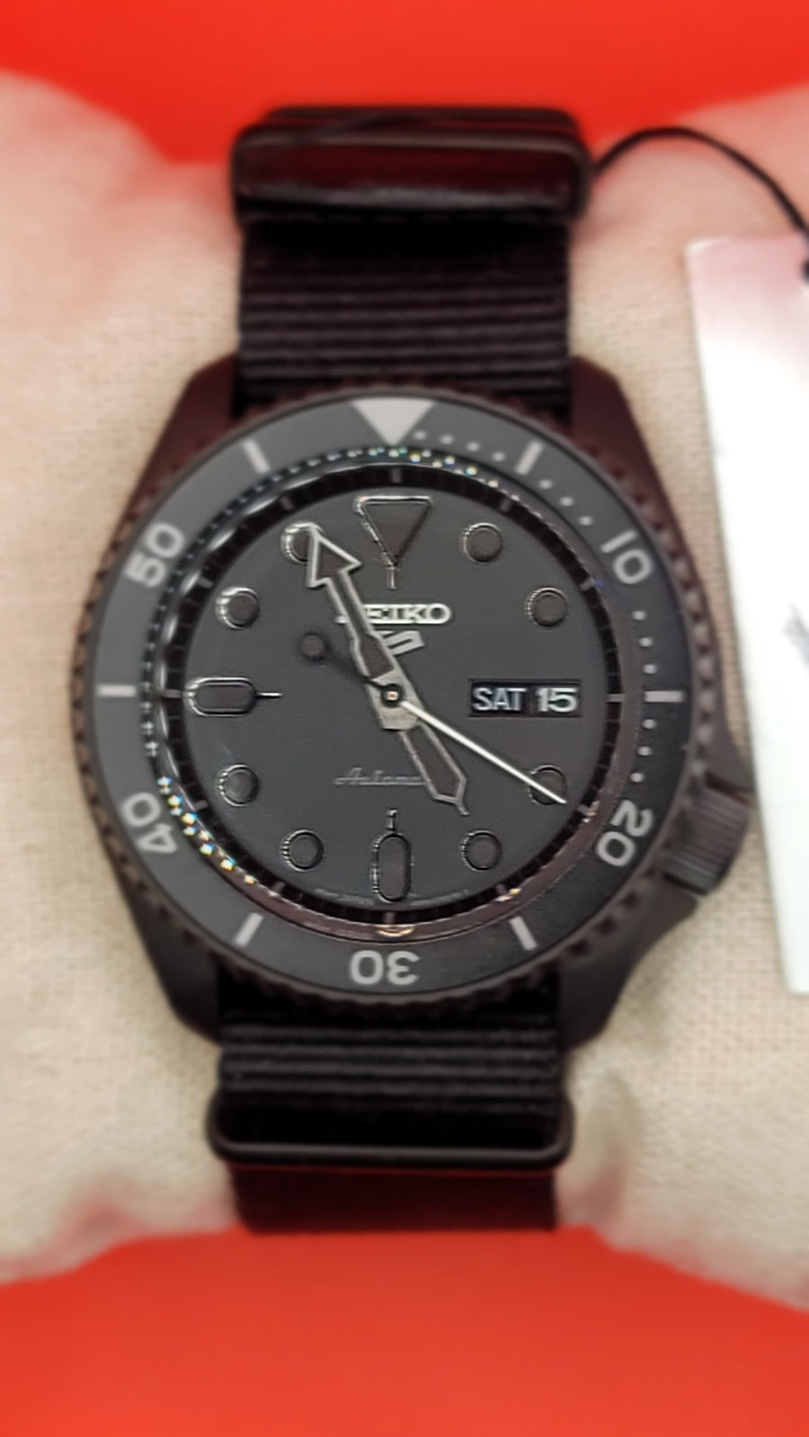 Seiko 5 Sports “Stealth Black” Automatic Diver Style image 6